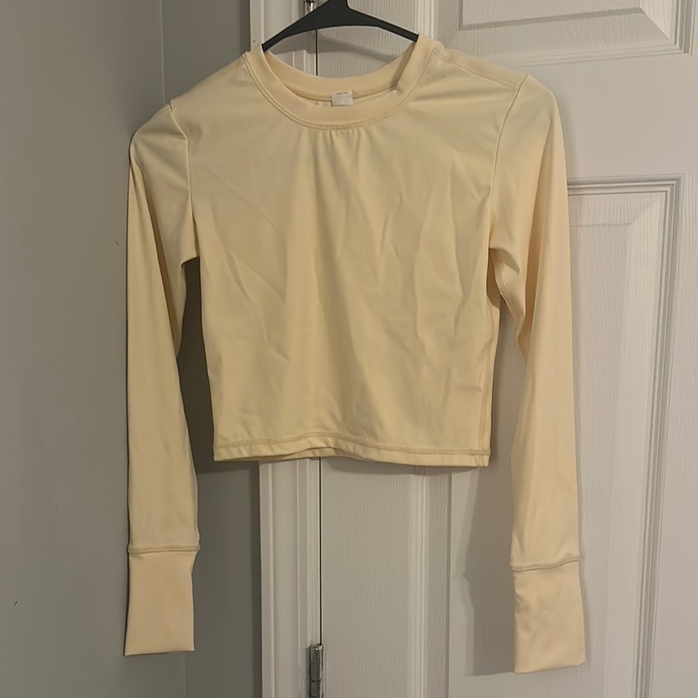 Paragon Fitwear Cream Long Sleeve Women's Top